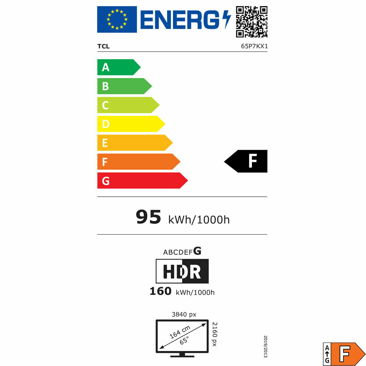 Smart TV TCL 65P7K 65" 4K Ultra HD HDR QLED