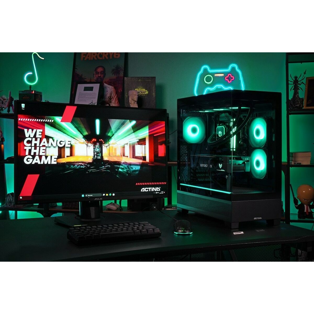 Desktop PC Actina KOMACNGIP0300 32 GB RAM 32 GB 2 TB SSD RTX 5080 AMD Ryzen 7 9800X3D