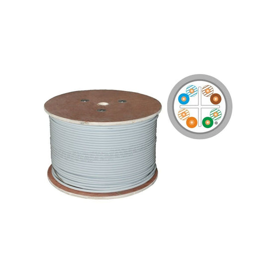 UTP Category 6 Rigid Network Cable Alantec KIF6LSOH500D Grey 500 m