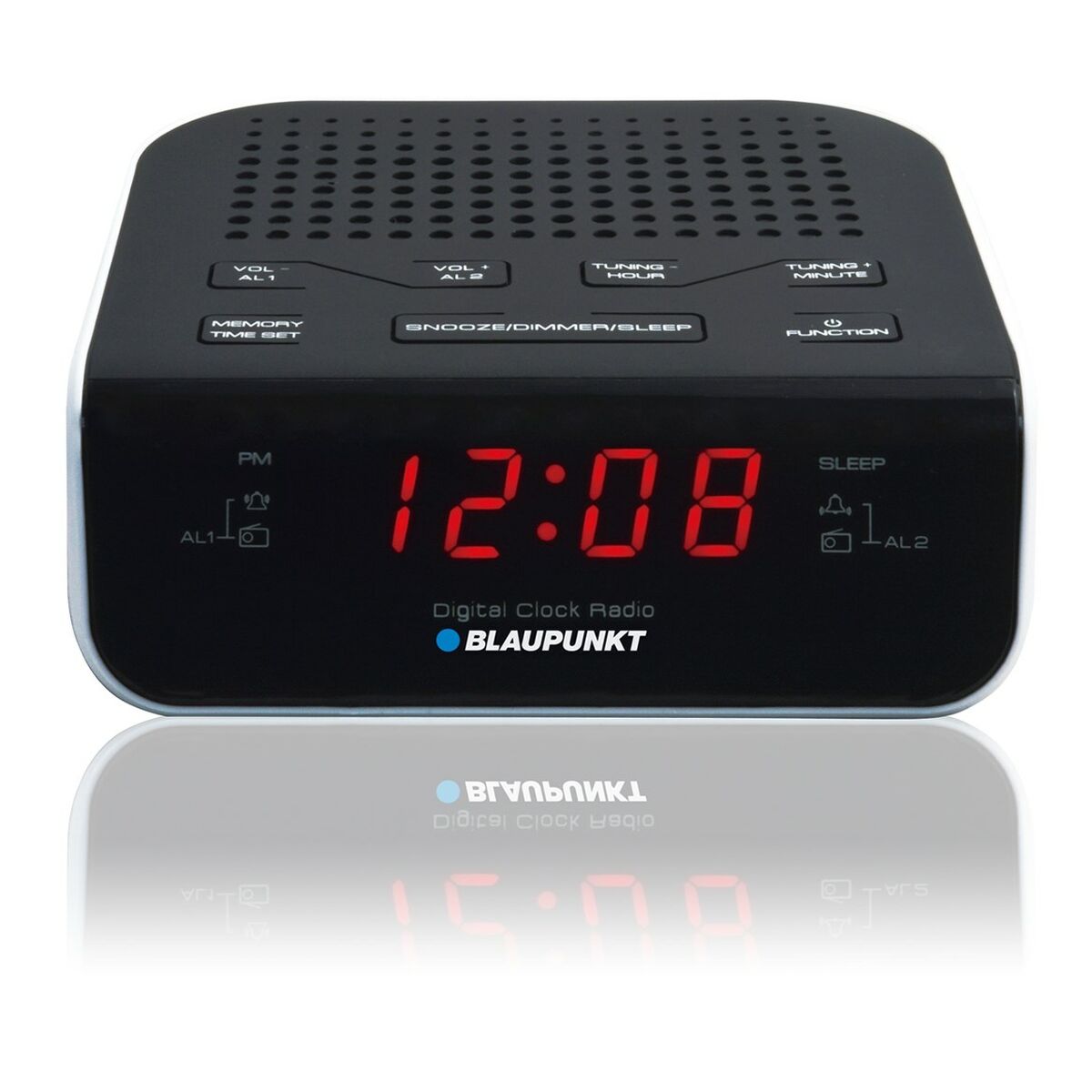 Clock-Radio Blaupunkt CR5WH White Black Bicoloured