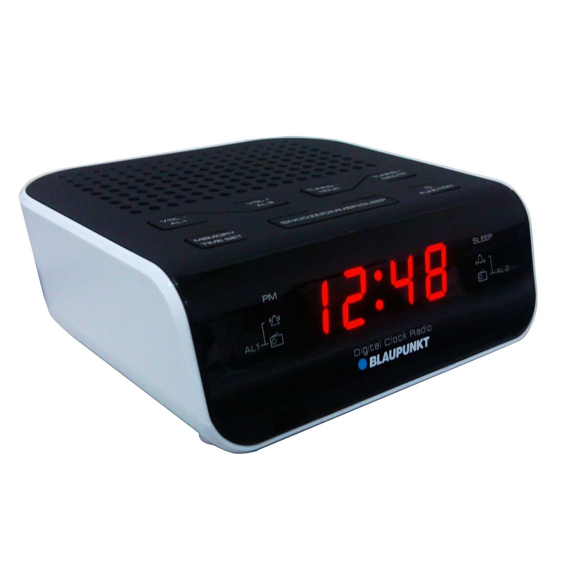 Clock-Radio Blaupunkt CR5WH White Black Bicoloured