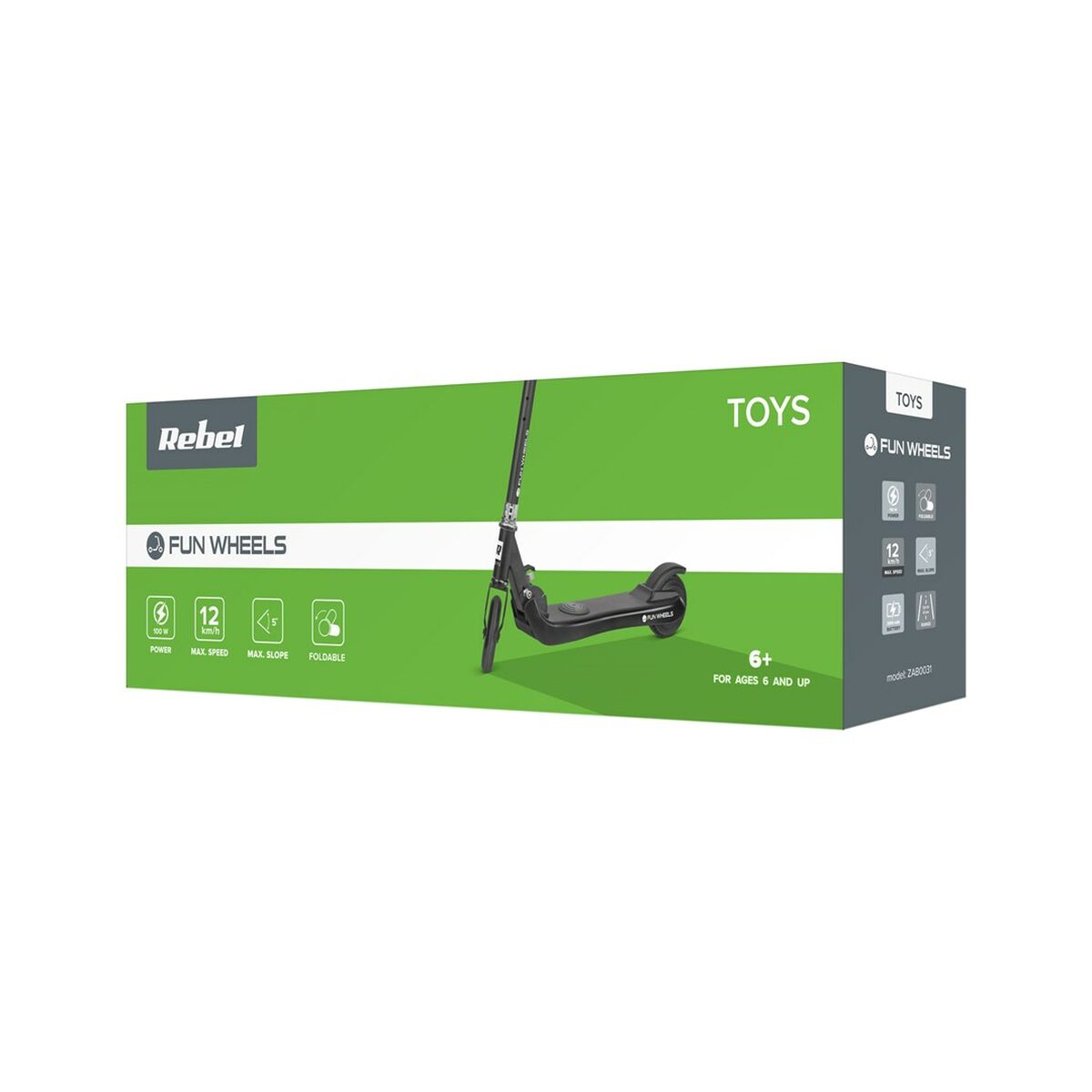 Electric Scooter Rebel ZAB0031P Pink 100 W