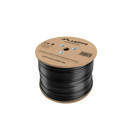 FTP Category 5e Rigid Network Cable Lanberg LCF5-21CU-0305-BK Black 305 m