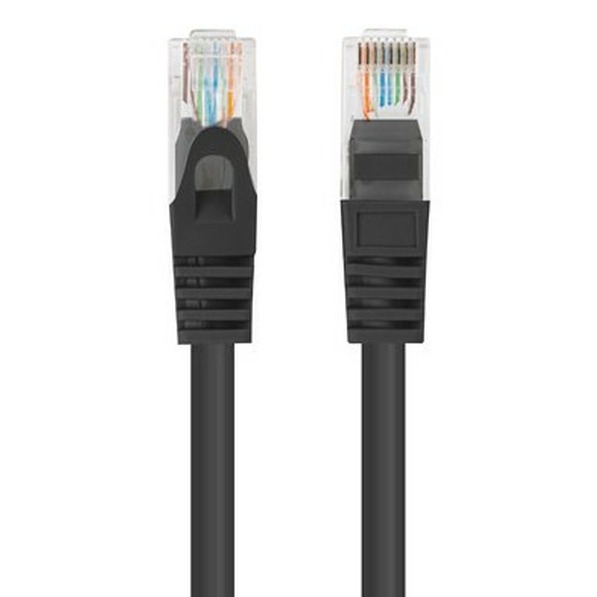 UTP Category 6 Rigid Network Cable Lanberg PCU6-20CC-0200-BK Black 2 m