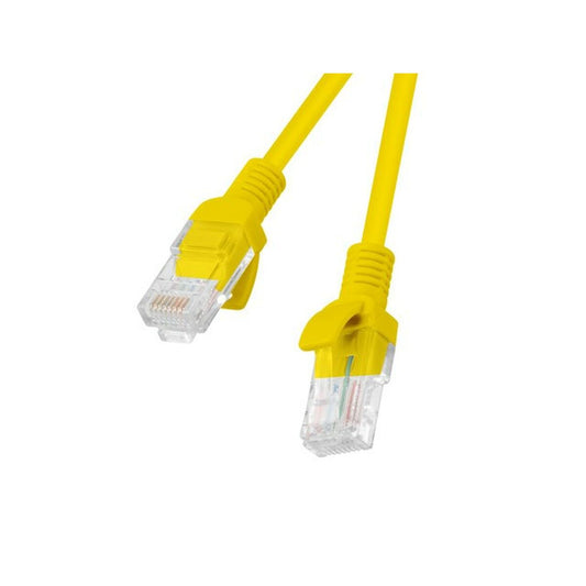 UTP Category 6 Rigid Network Cable Lanberg PCU6-20CC-0050-Y Yellow 50 cm