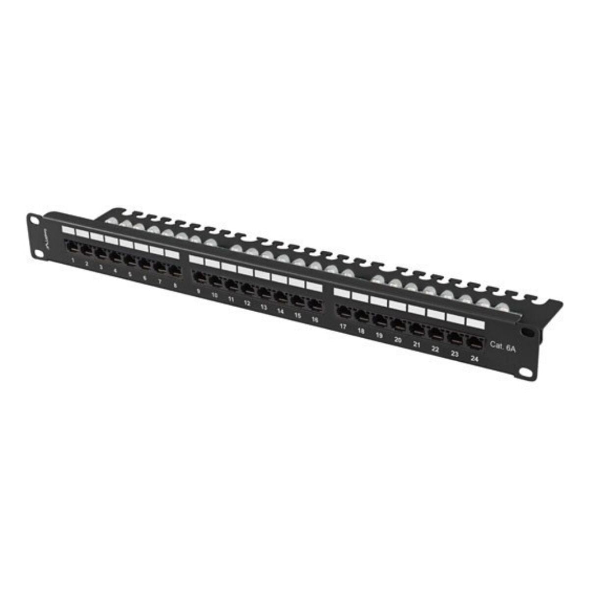24-port UTP Category 6 Patch Panel Lanberg PPUA-1124-B