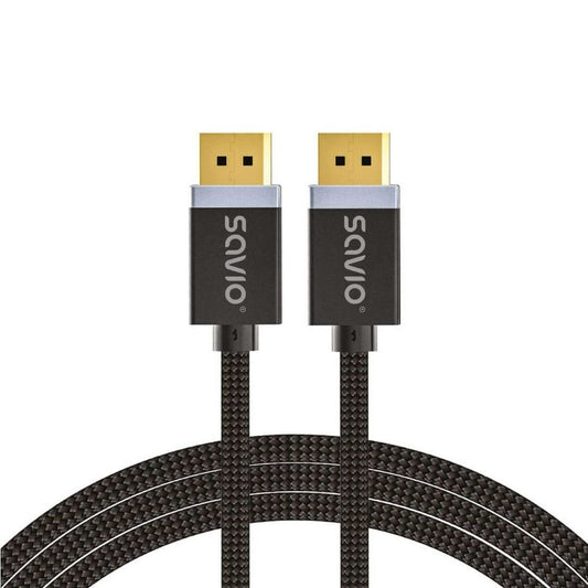 DisplayPort Cable Savio CL-165 Black 1 m