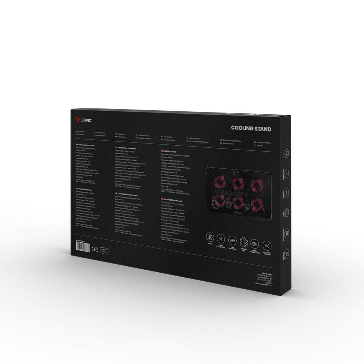 Cooling Base for a Laptop Savio COS-01
