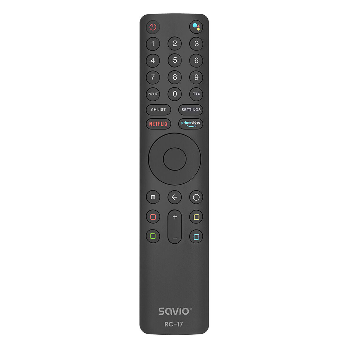 Universal Remote Control Savio RC-17 Black