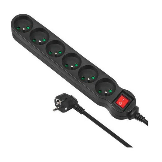 Power Socket - 6 Sockets with Switch MacLean MCE225 2300 W (1,5 m)