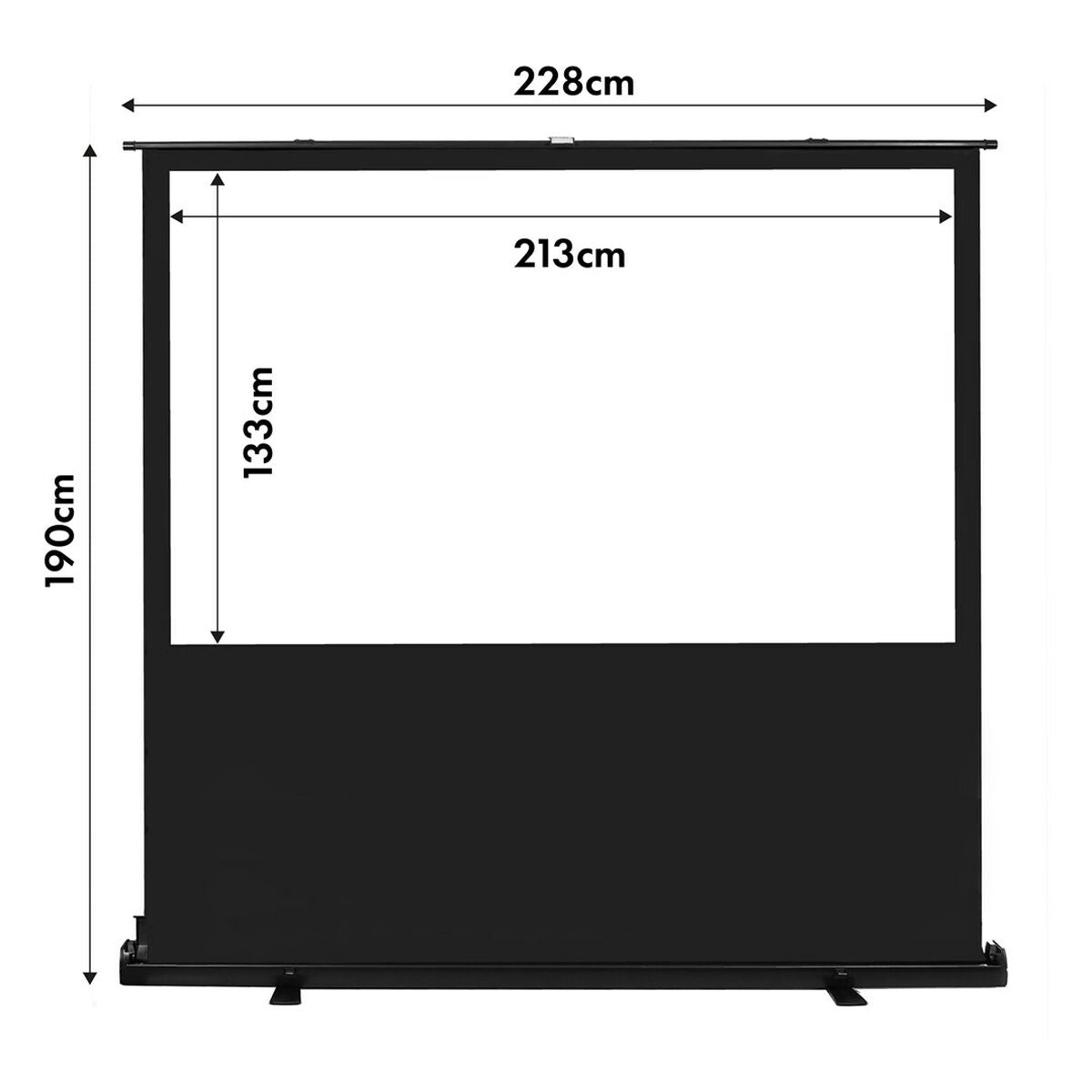 Projection Screen MacLean MC-213 100"