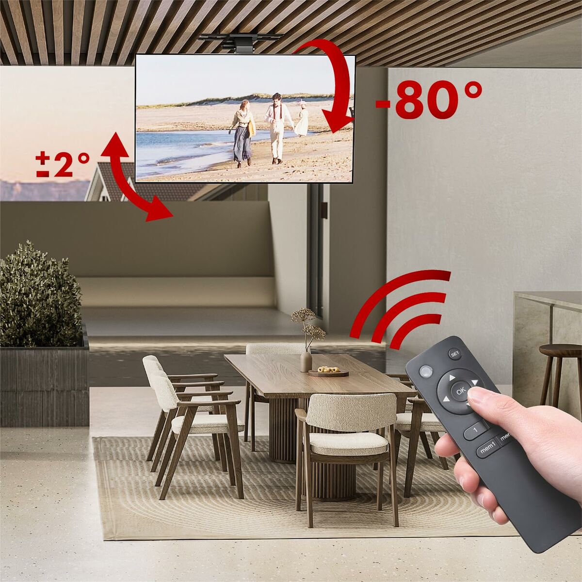 Screen Table Support MacLean MC-110 T 86" 43"