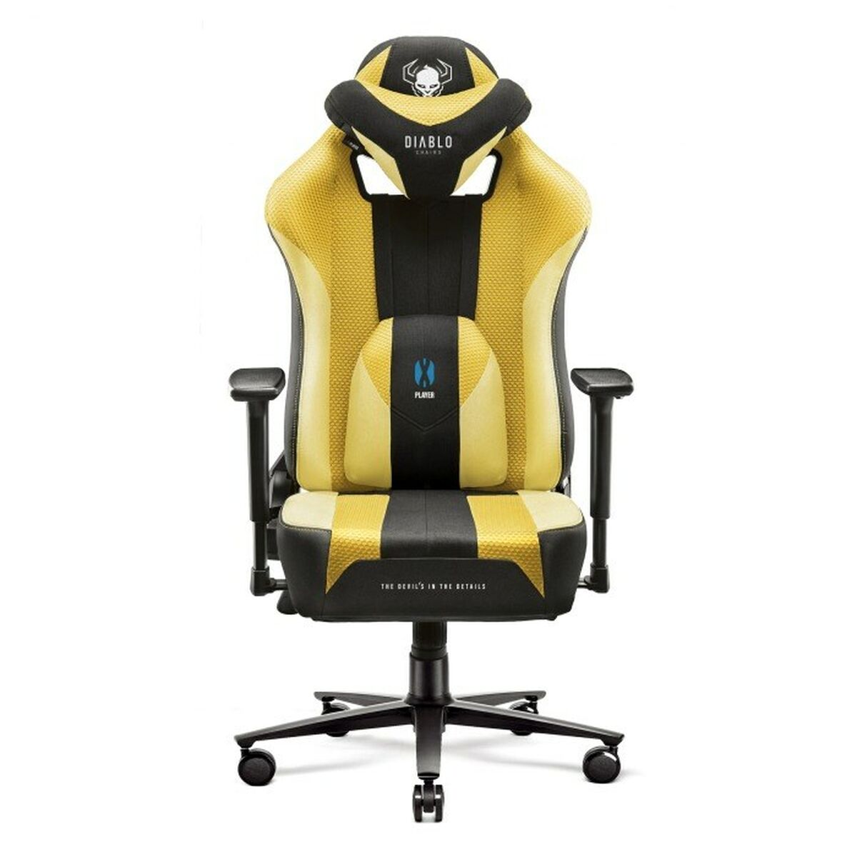 Gaming Chair Diablo Chairs Diablo X-PLAYER 2.0. KING Yellow Black