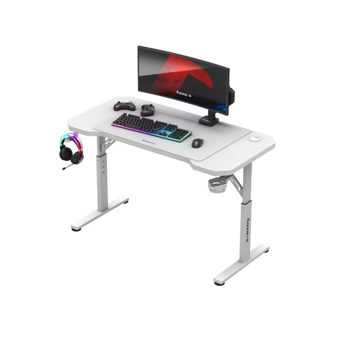 Desk Gaming Huzaro HZ-Hero 2.6 White White