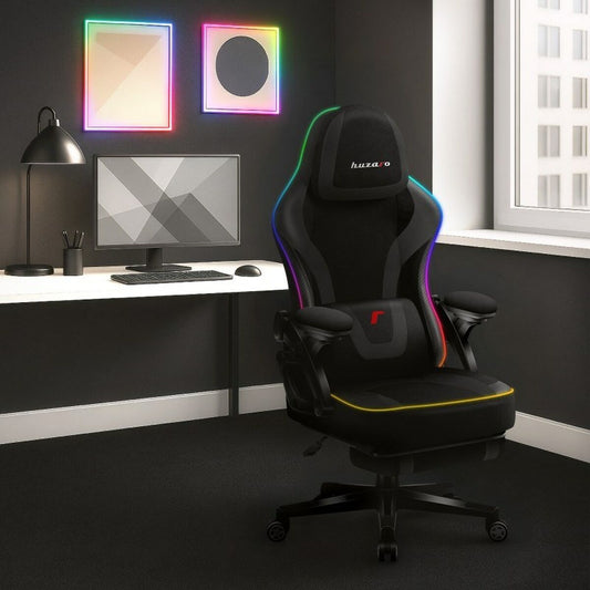 Gaming Chair Huzaro HZ-FORCE 4.6 RGB BLACK MESH
