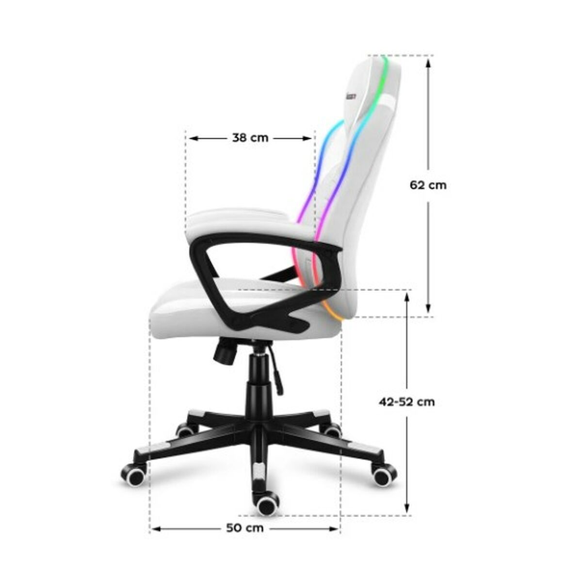 Gaming Chair Huzaro Force 2.5 White