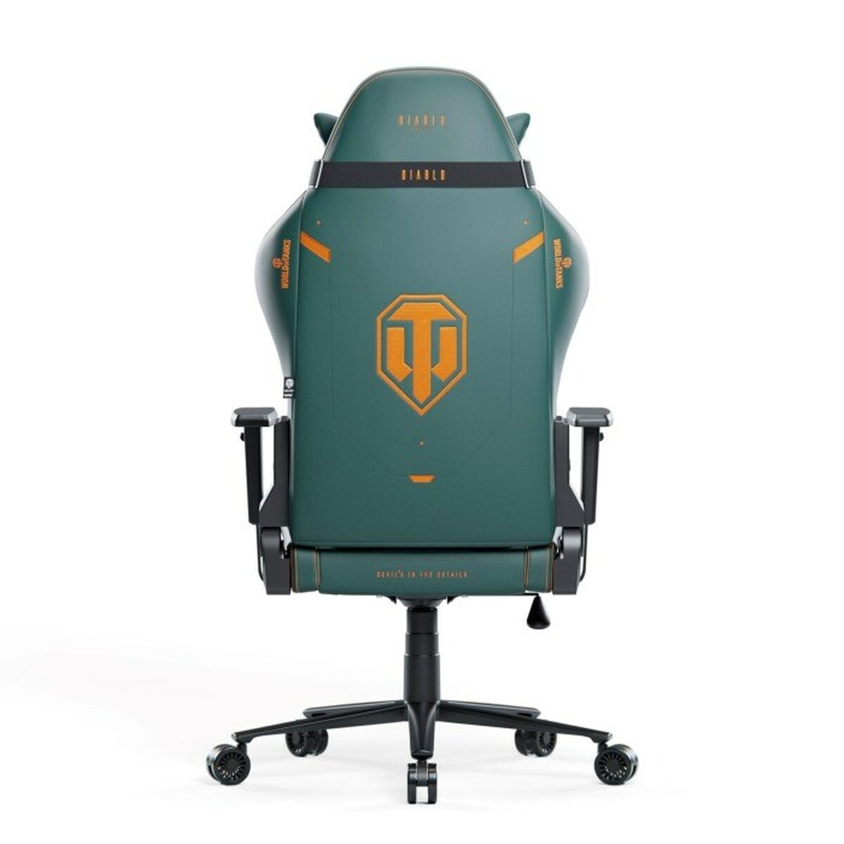 Gaming Chair Diablo Chairs Diablo X-One 2.0 World of Tanks Blue Green