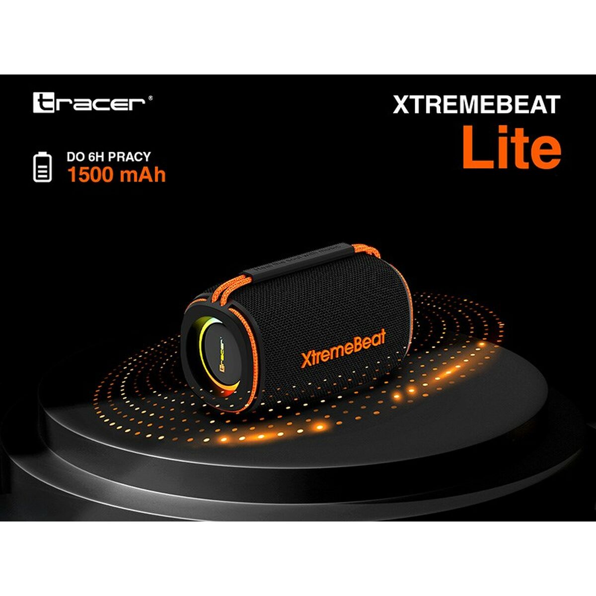 Portable Bluetooth Speakers Tracer XtremeBeat Lite TWS Black 10 W
