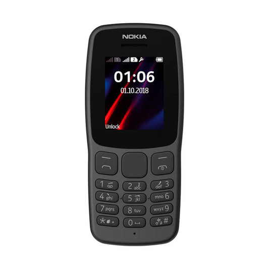 Smartphone Nokia 106 1,8" mediatek 6261d 4 MB Black