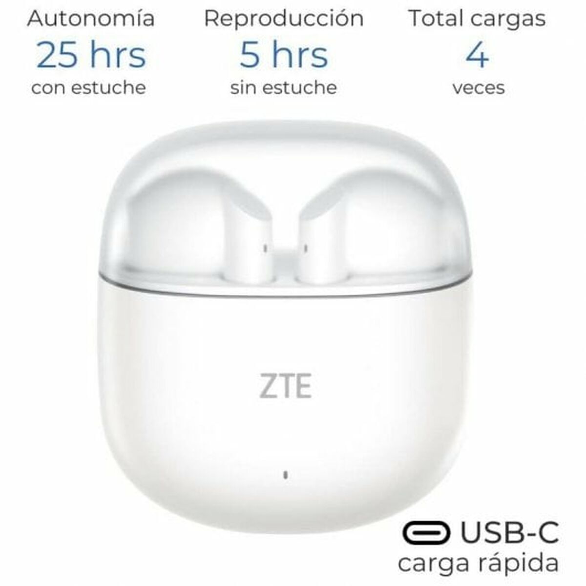 Wireless Headphones ZTE EB64G-W White