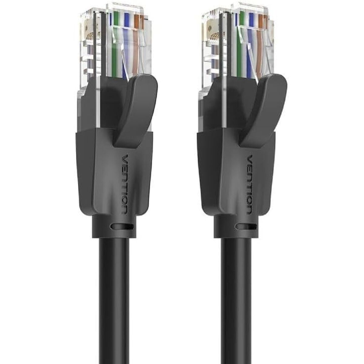 UTP Category 6 Rigid Network Cable Vention IBEBS Black 25 m