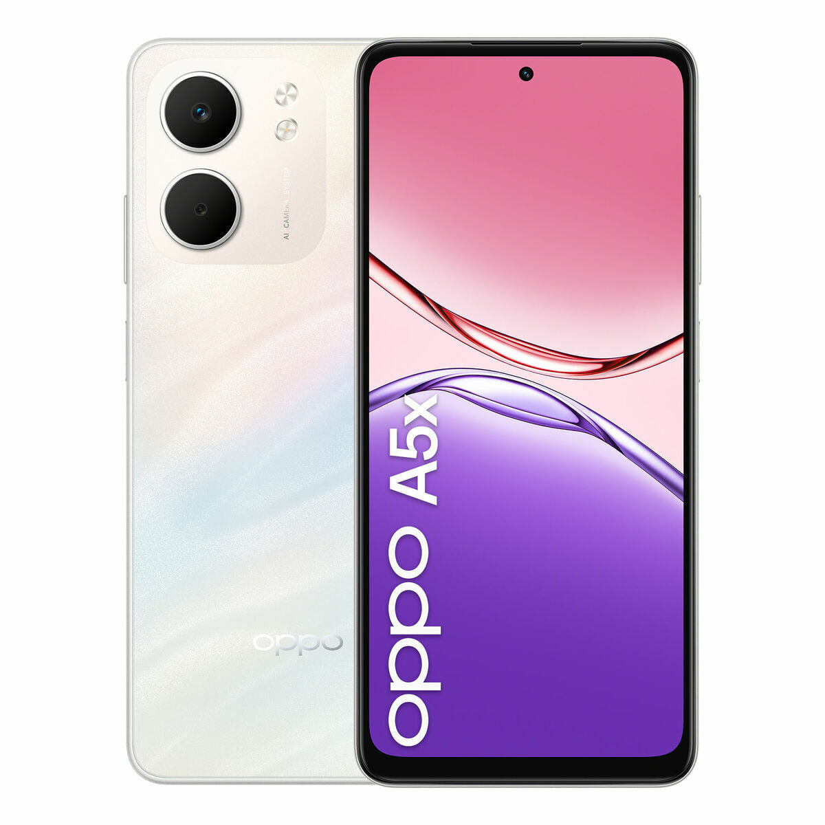 Smartphone Oppo A5X WHITE Octa Core 4 GB RAM 128 GB White 6,67"