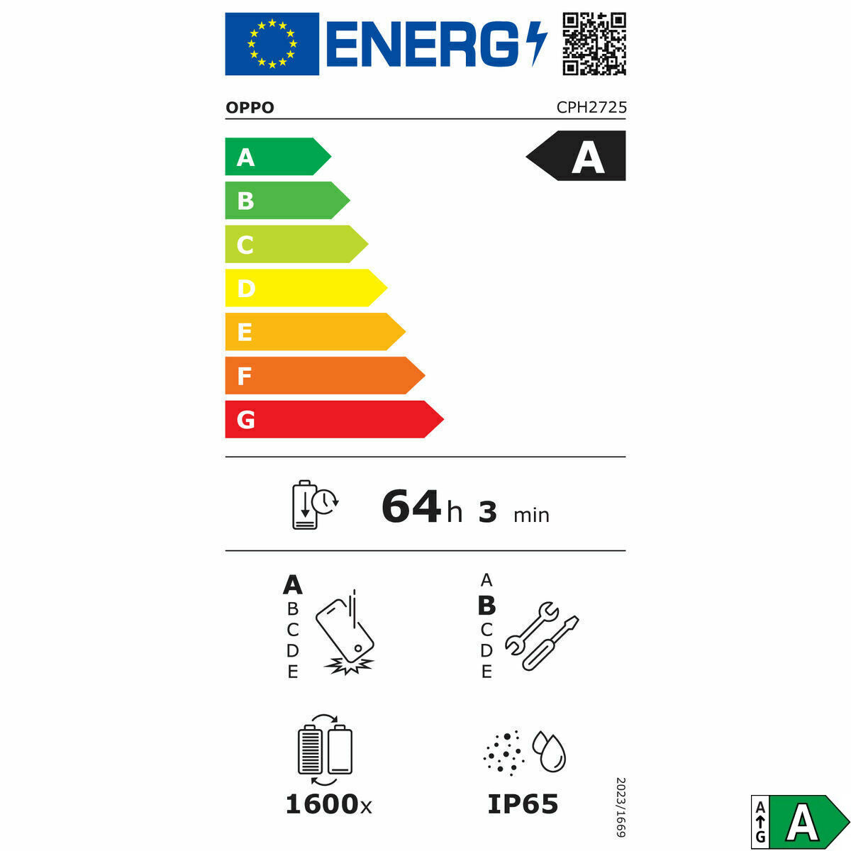 Smartphone Oppo A5X WHITE Octa Core 4 GB RAM 128 GB White 6,67"
