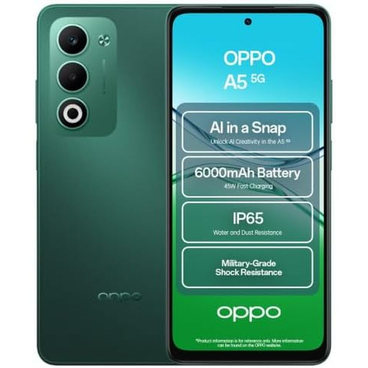 Smartphone Oppo CPH2735 6,67" Octa Core 4 GB RAM 128 GB Green