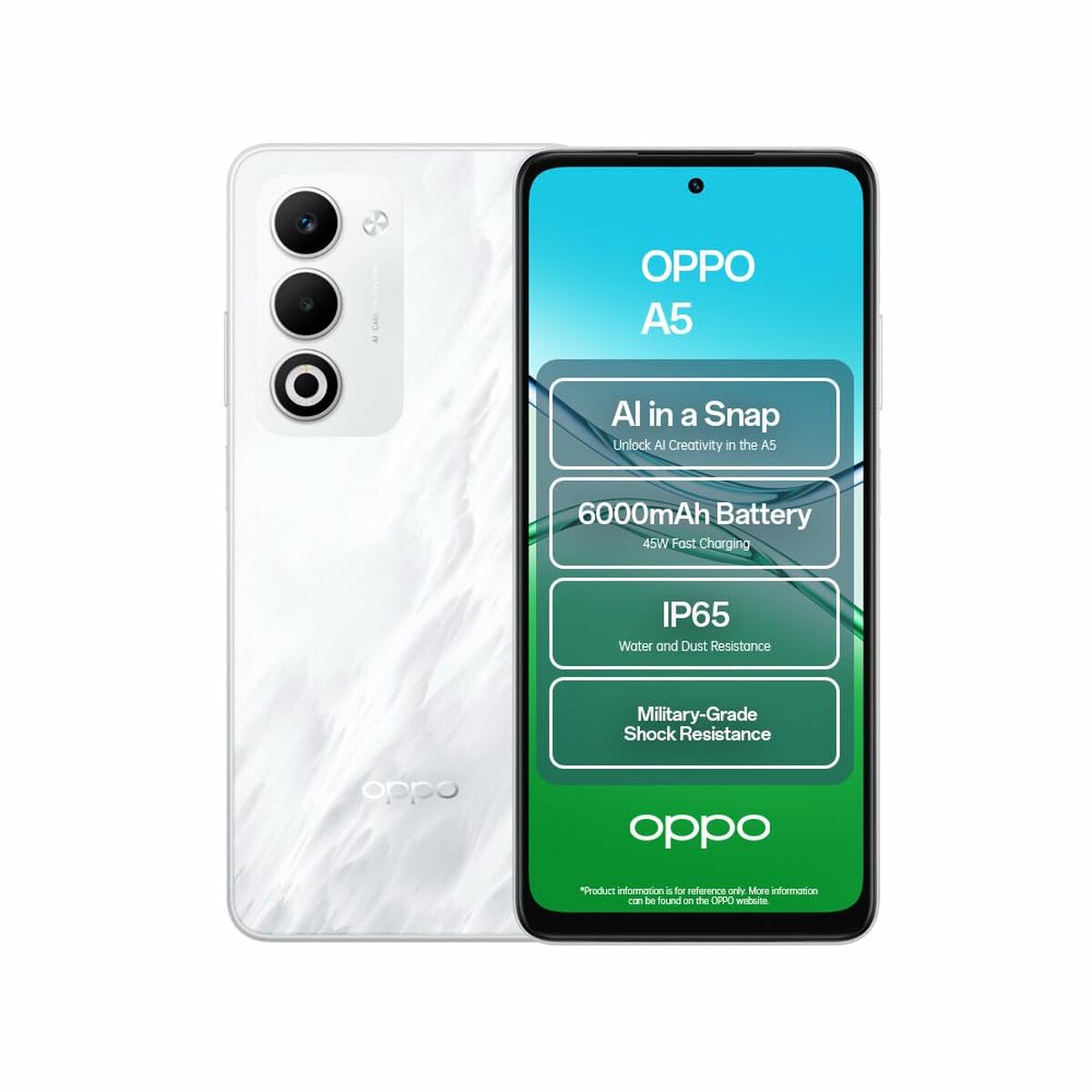 Smartphone Oppo CPH2727 6,67" Octa Core 4 GB RAM 128 GB White