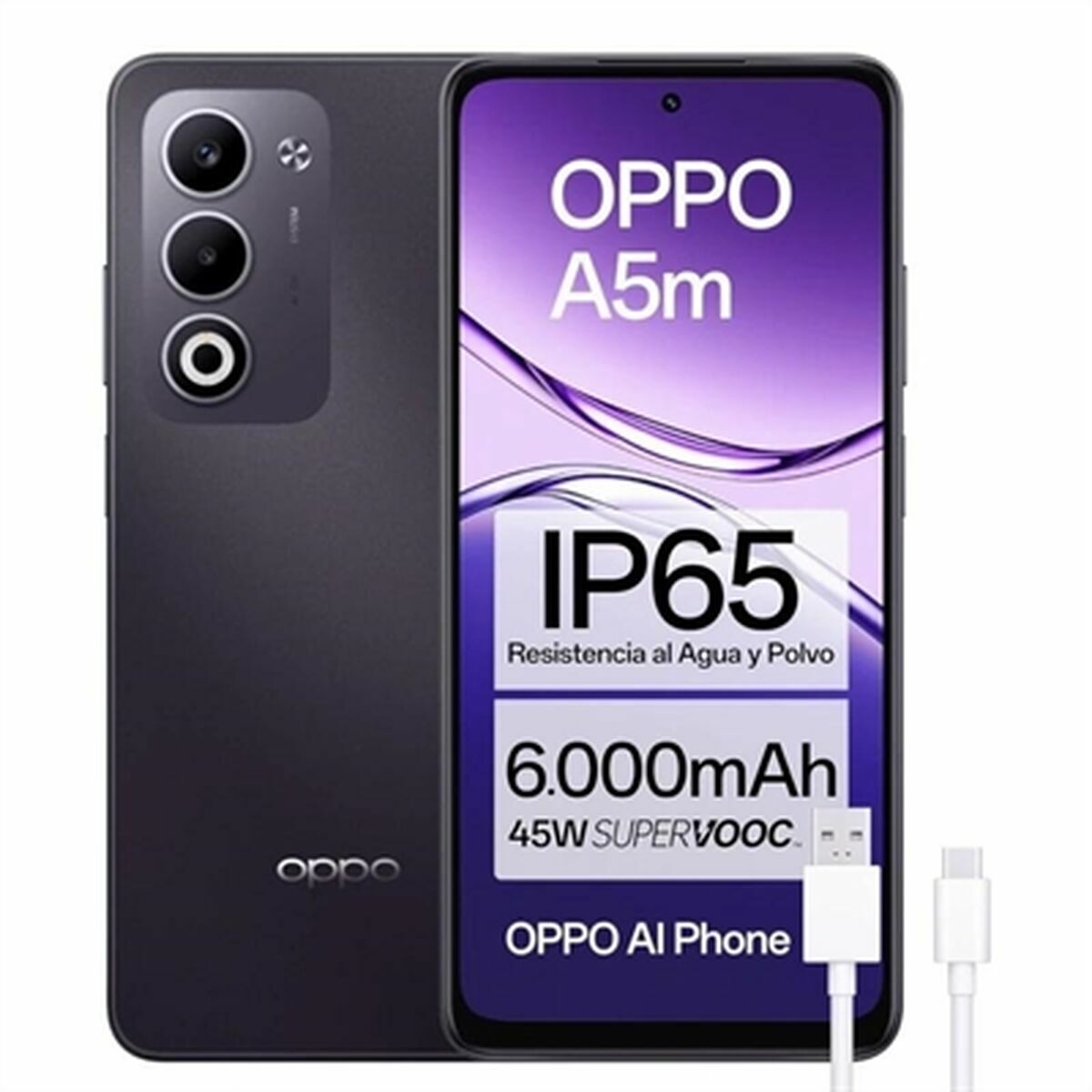 Smartphone Oppo A5M PURPLE 6,67" Octa Core 8 GB RAM 256 GB Purple