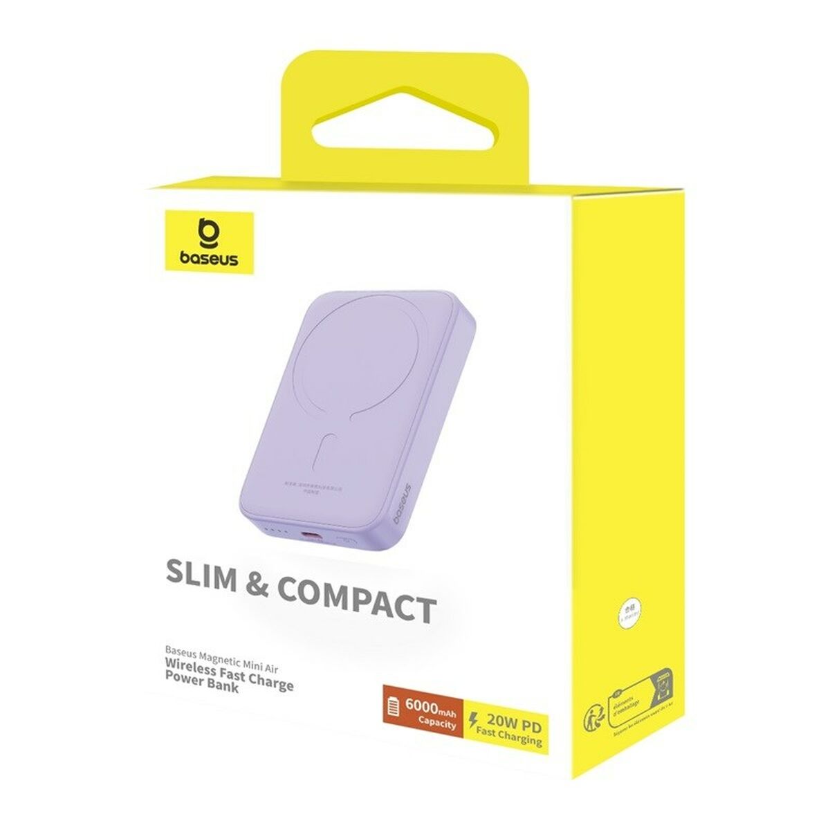 Powerbank Baseus P10059002513-00 Purple 6000 mAh