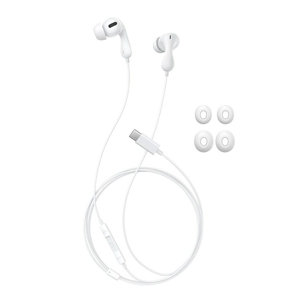 Headphones with Microphone Baseus Encok CZ20 White Black