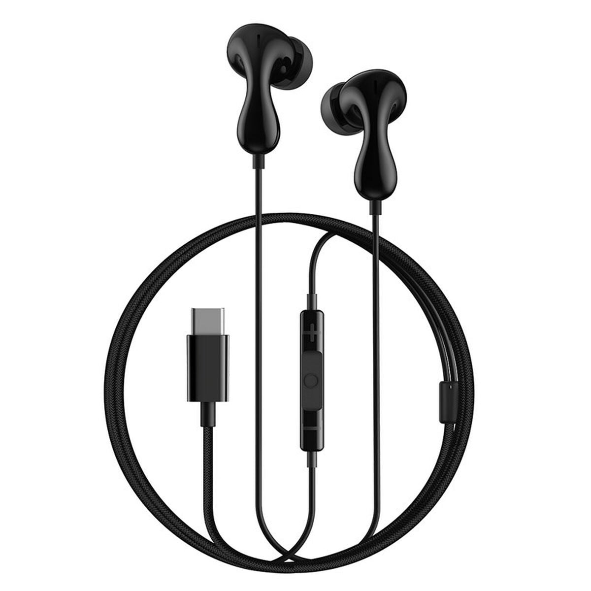 Headphones with Microphone Baseus Encok CZ20 Black