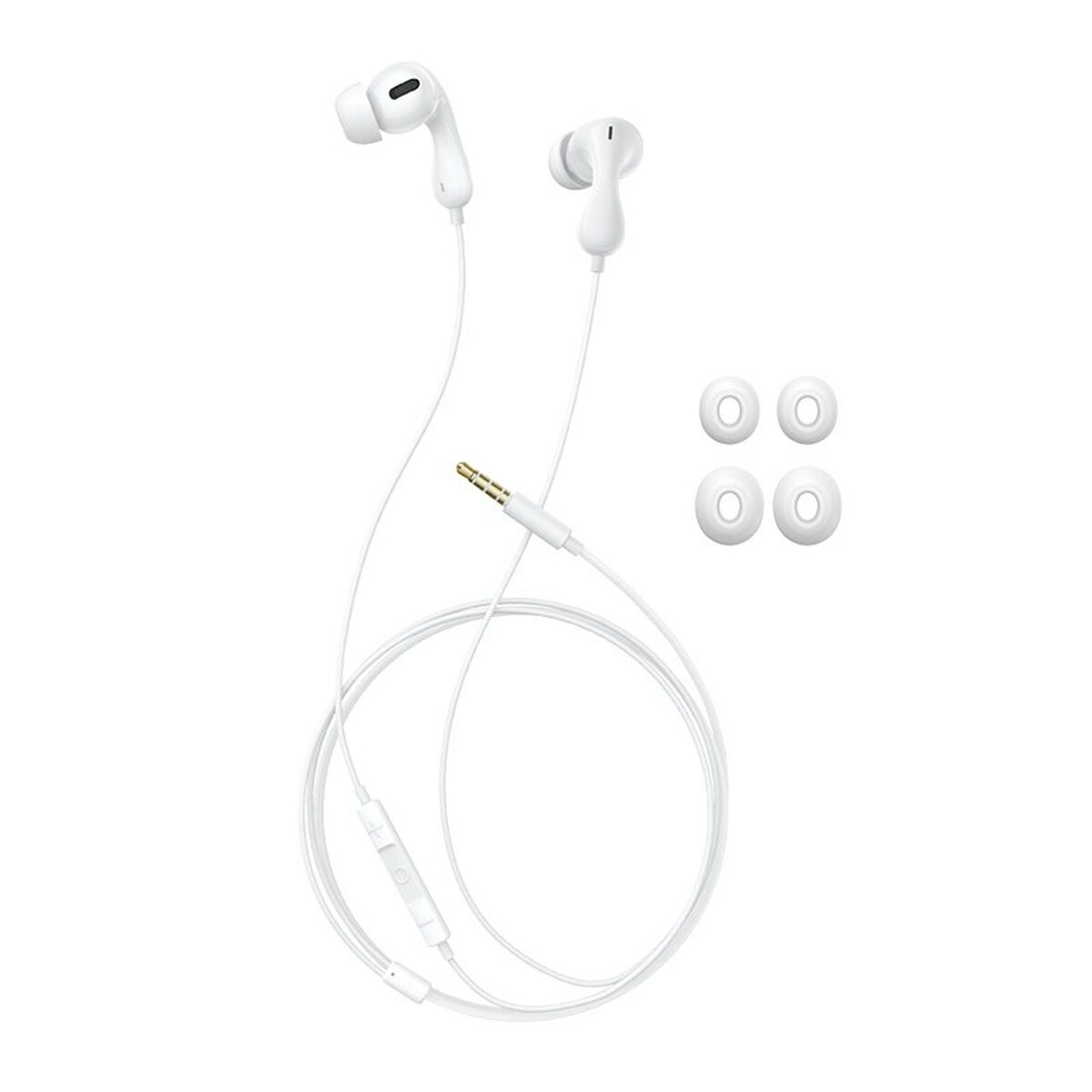Headphones with Microphone Baseus Encok HZ20 White Black