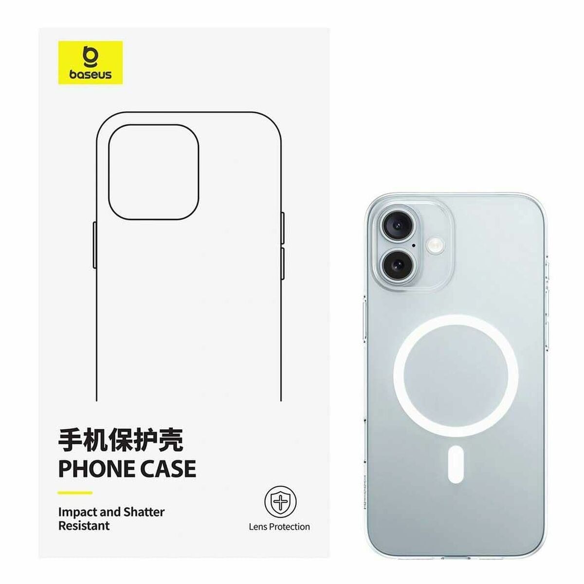 Mobile cover Baseus P60114408201-00 Transparent