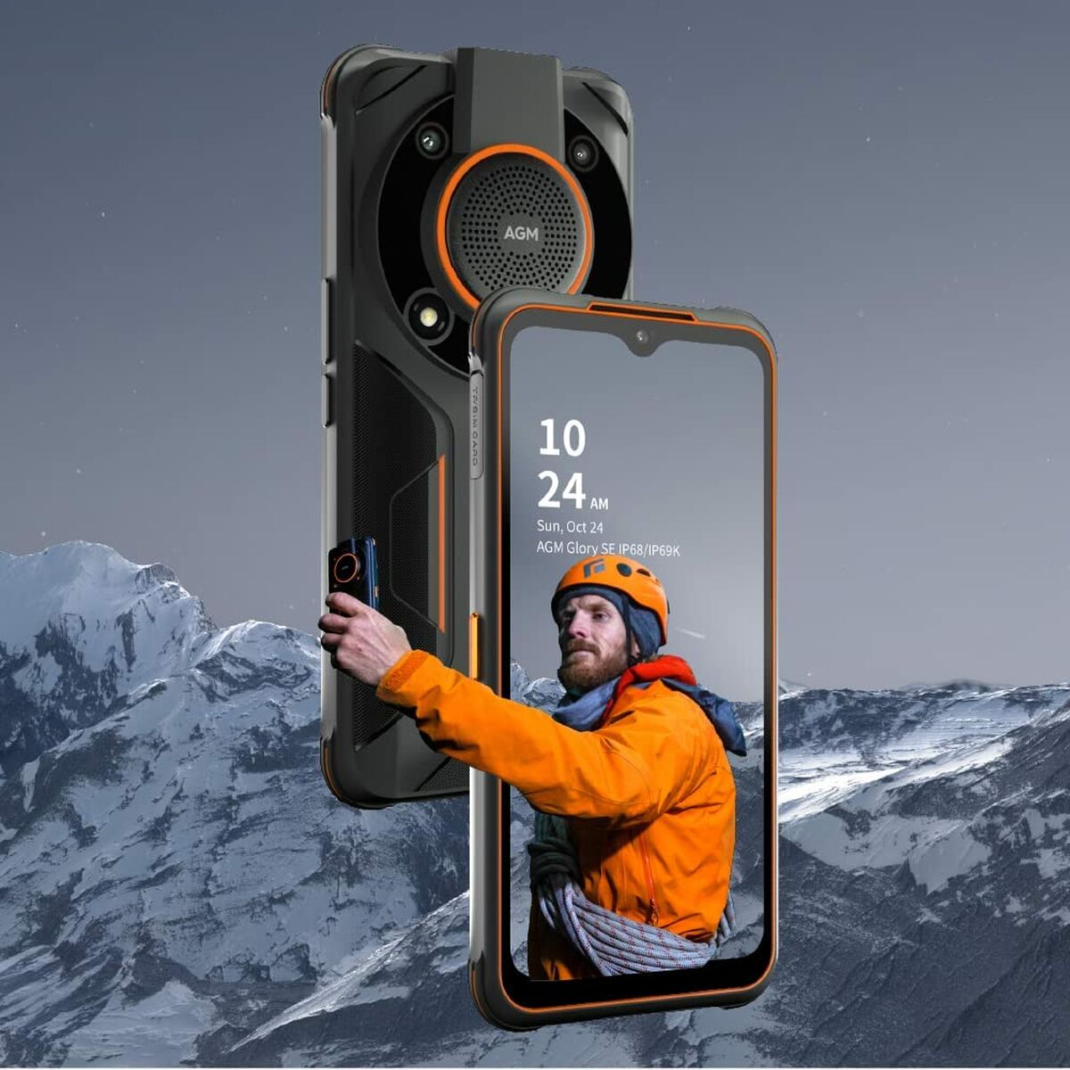 Smartphone AGM Glory SE Black 8 GB RAM 128 GB