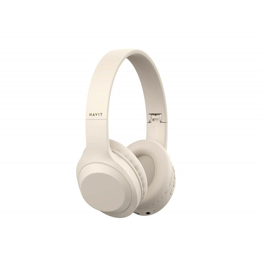 Bluetooth Headband Headphones Havit H628BT Beige