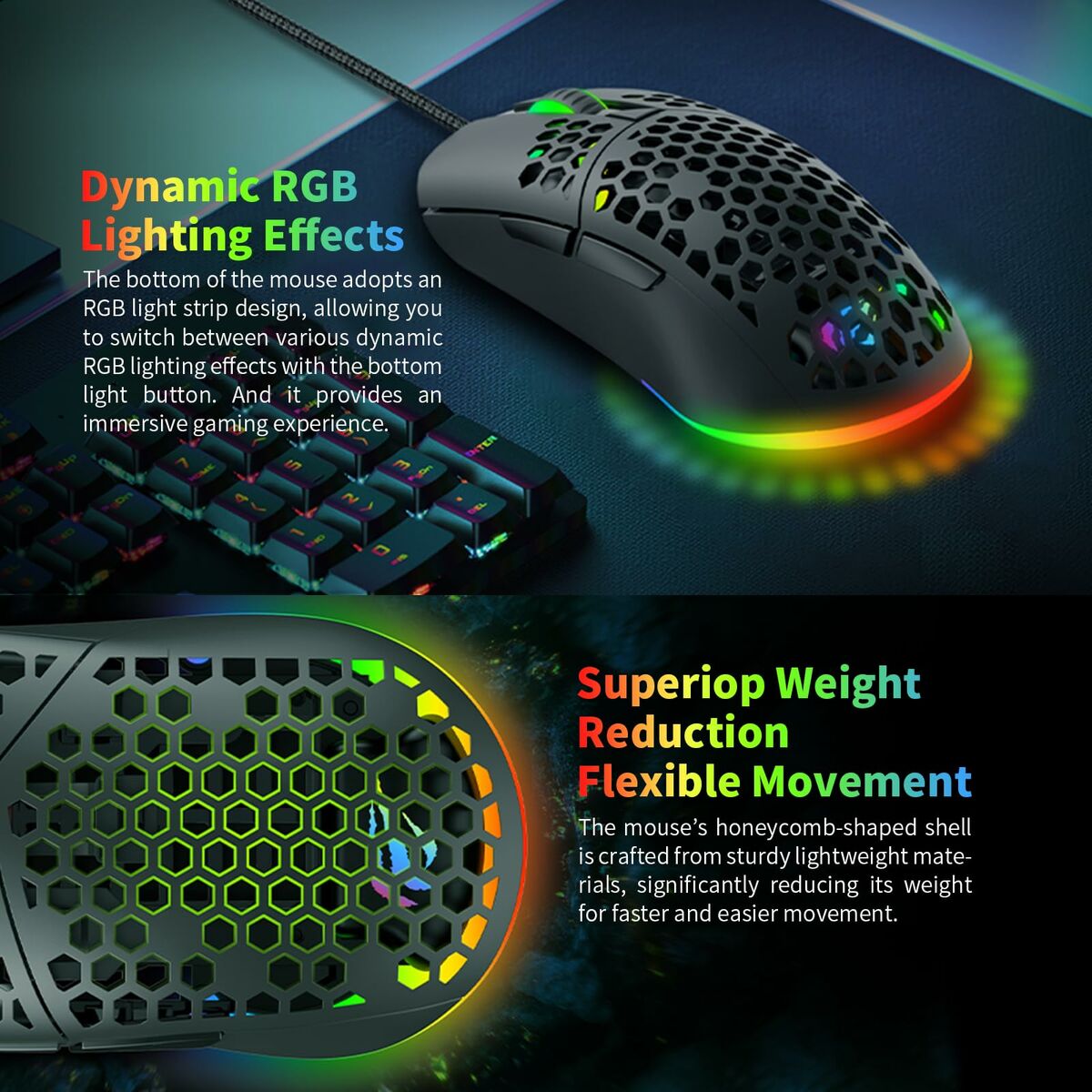 Gaming Mouse Havit MS1036 Black