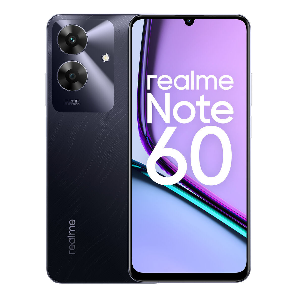 Smartphone Realme NOTE 60 4-128 BK 6,74" Unisoc 4 GB RAM 128 GB Black