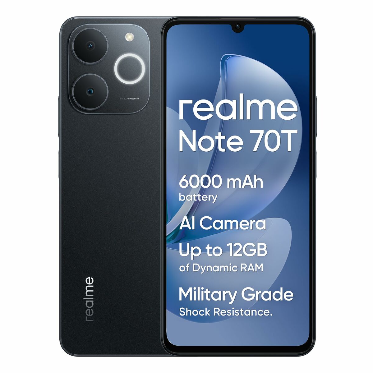 Smartphone Realme Note 70T 6,74" Octa Core 4 GB RAM 64 GB Black