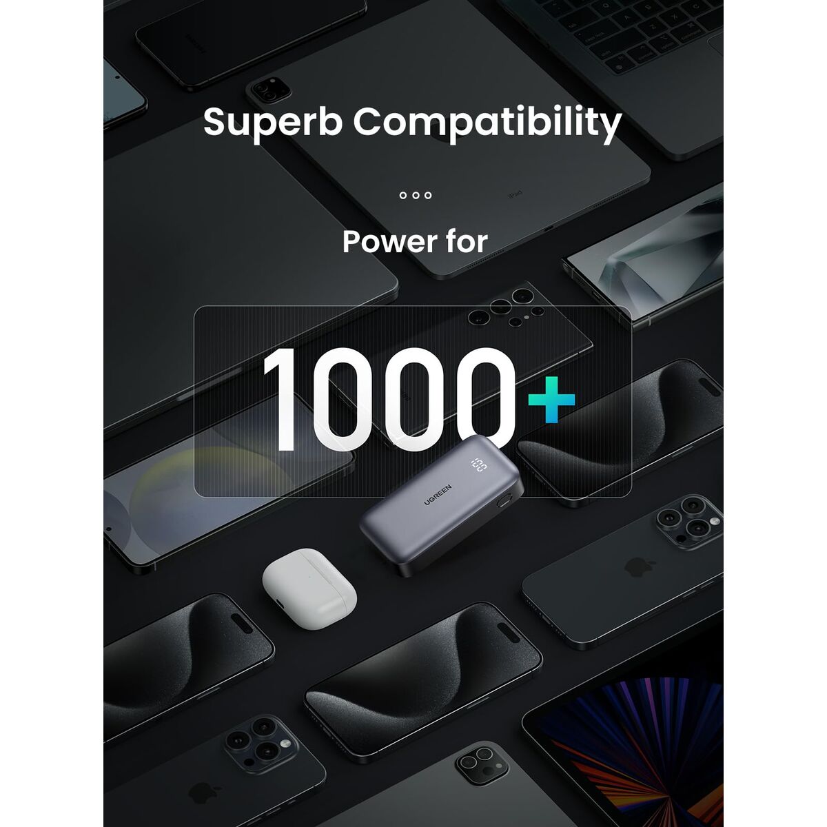 Powerbank Ugreen 25185 Grey 10000 mAh