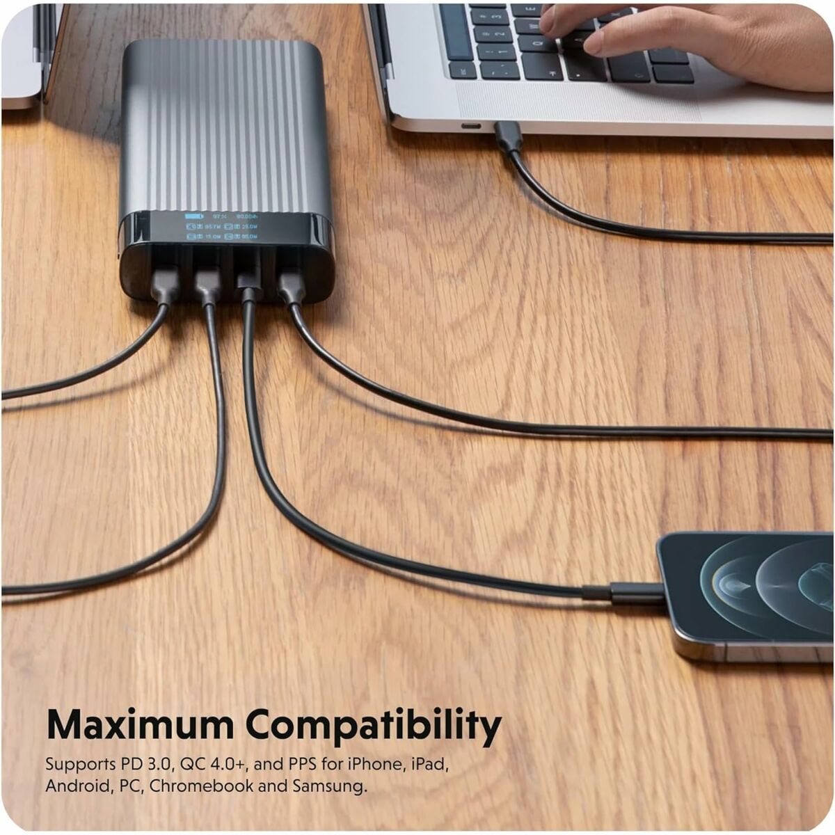 Laptop Battery Hyper HJ245B Silver