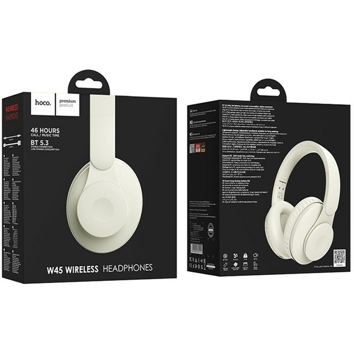 Bluetooth Headphones Hoco W45 Enjoy White