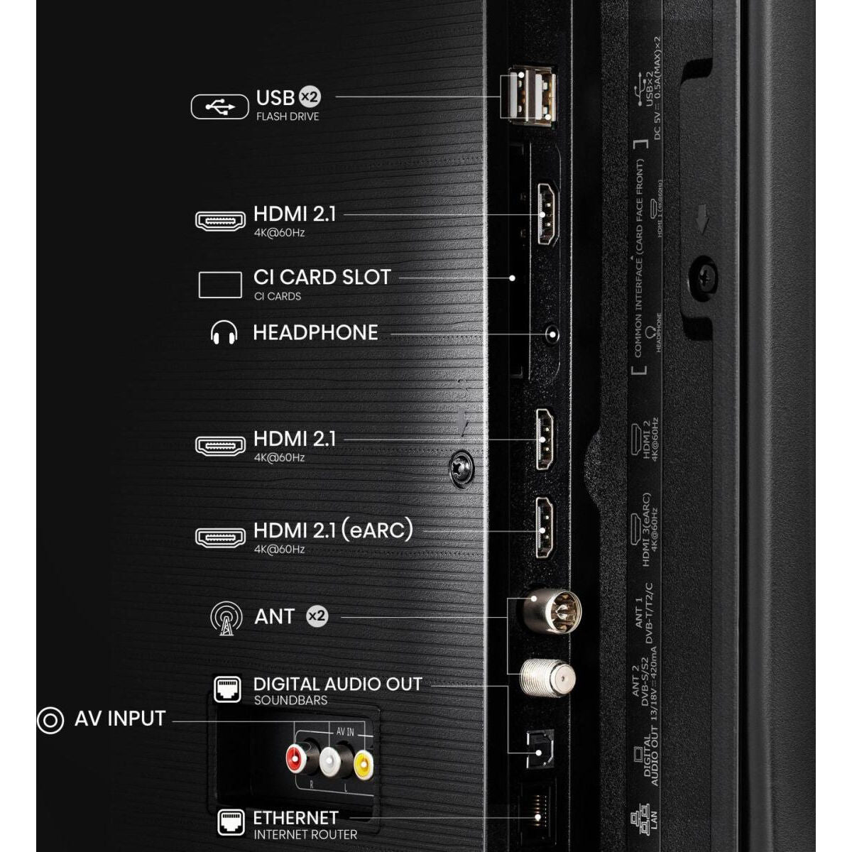 Smart TV Hisense 43E77Q       43 43" 4K Ultra HD HDR QLED