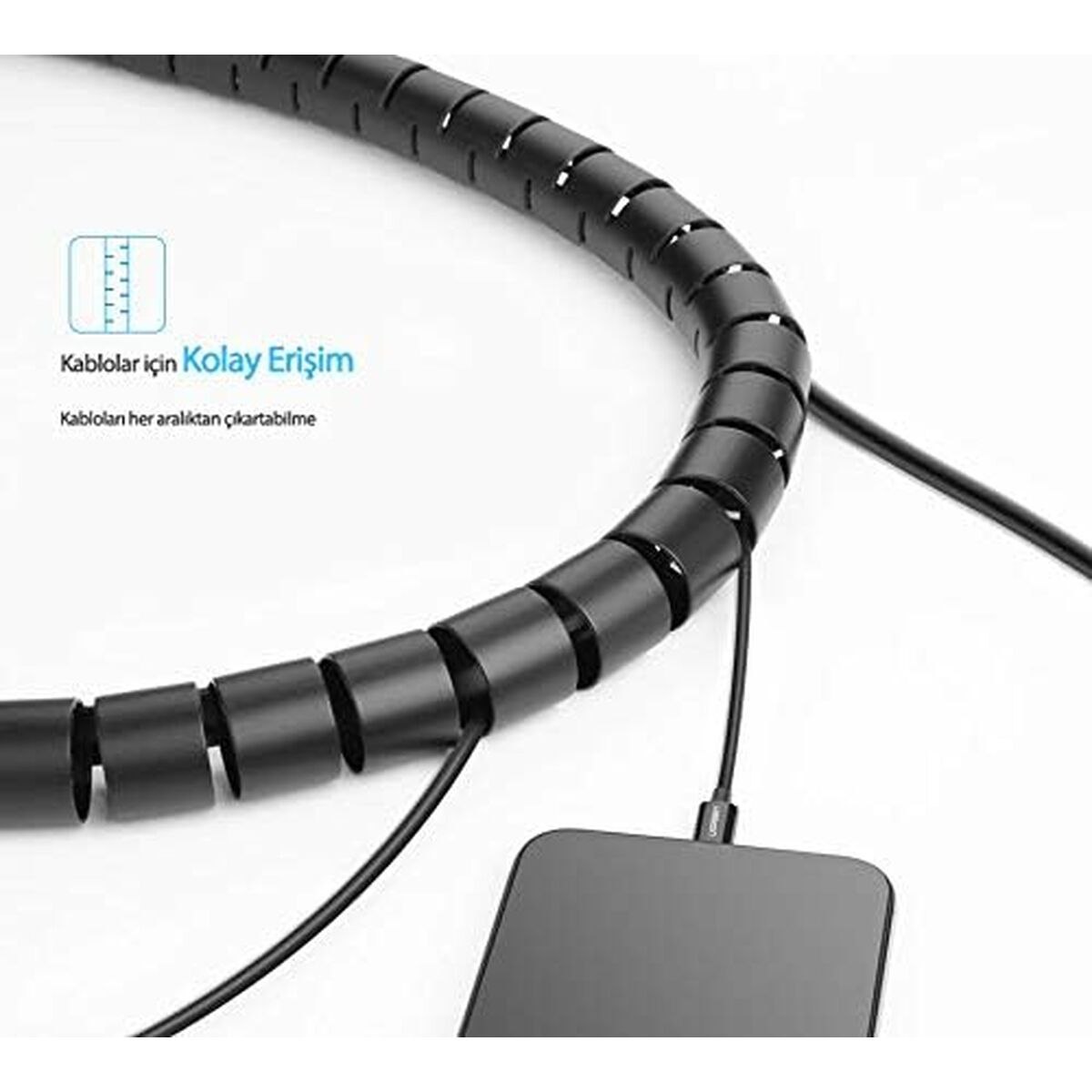 Flanges for cables Ugreen 30818 Green Polyethylene Plastic