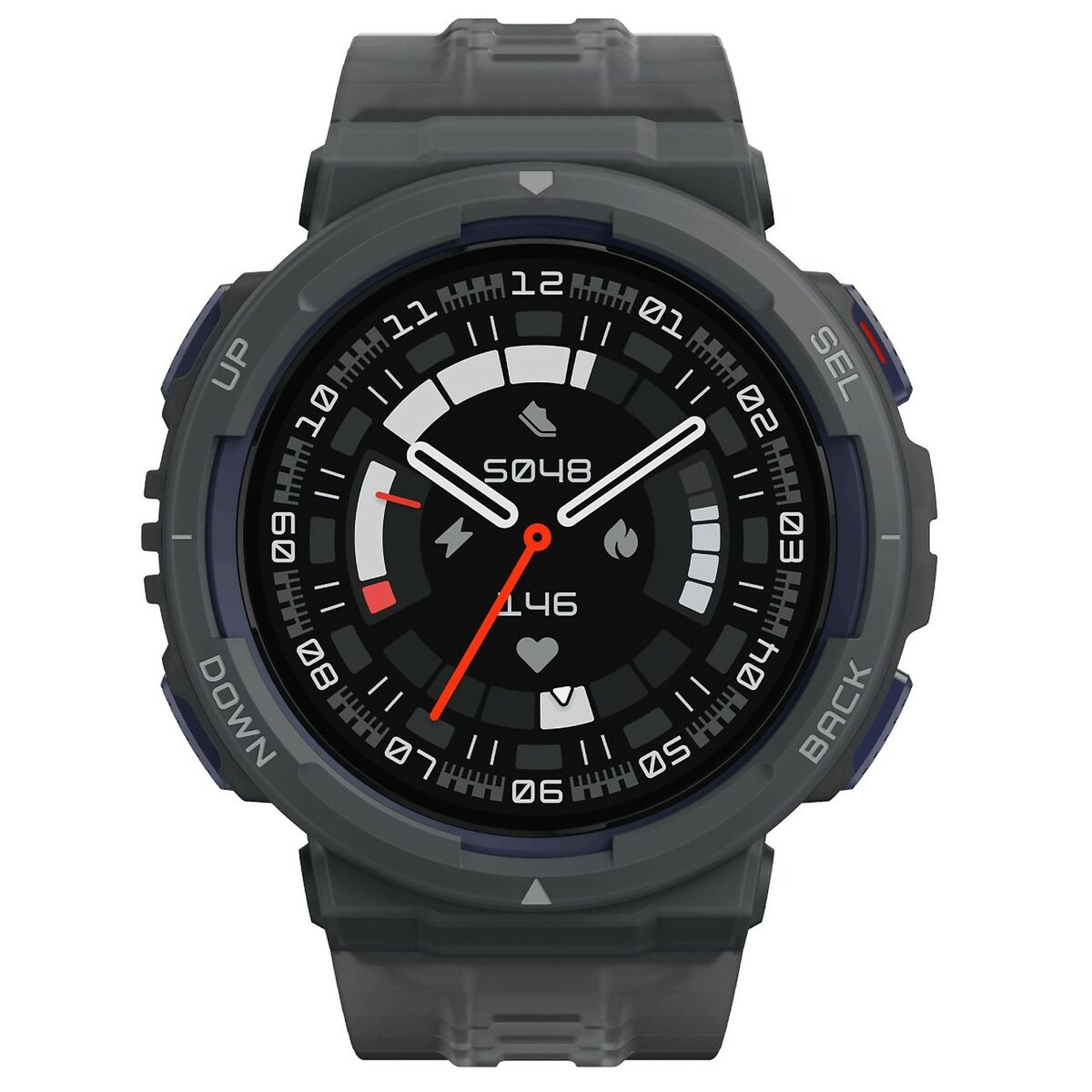 Smartwatch Amazfit Active Edge Black Grey 1,75" 46 mm