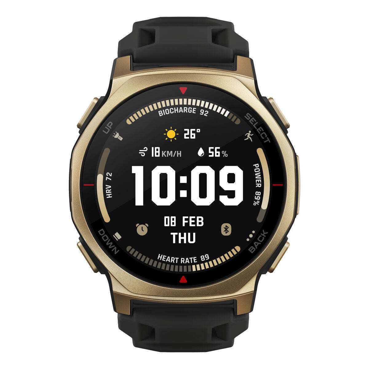 Smartwatch Amazfit W2548GL1N Black Golden Ø 44 mm