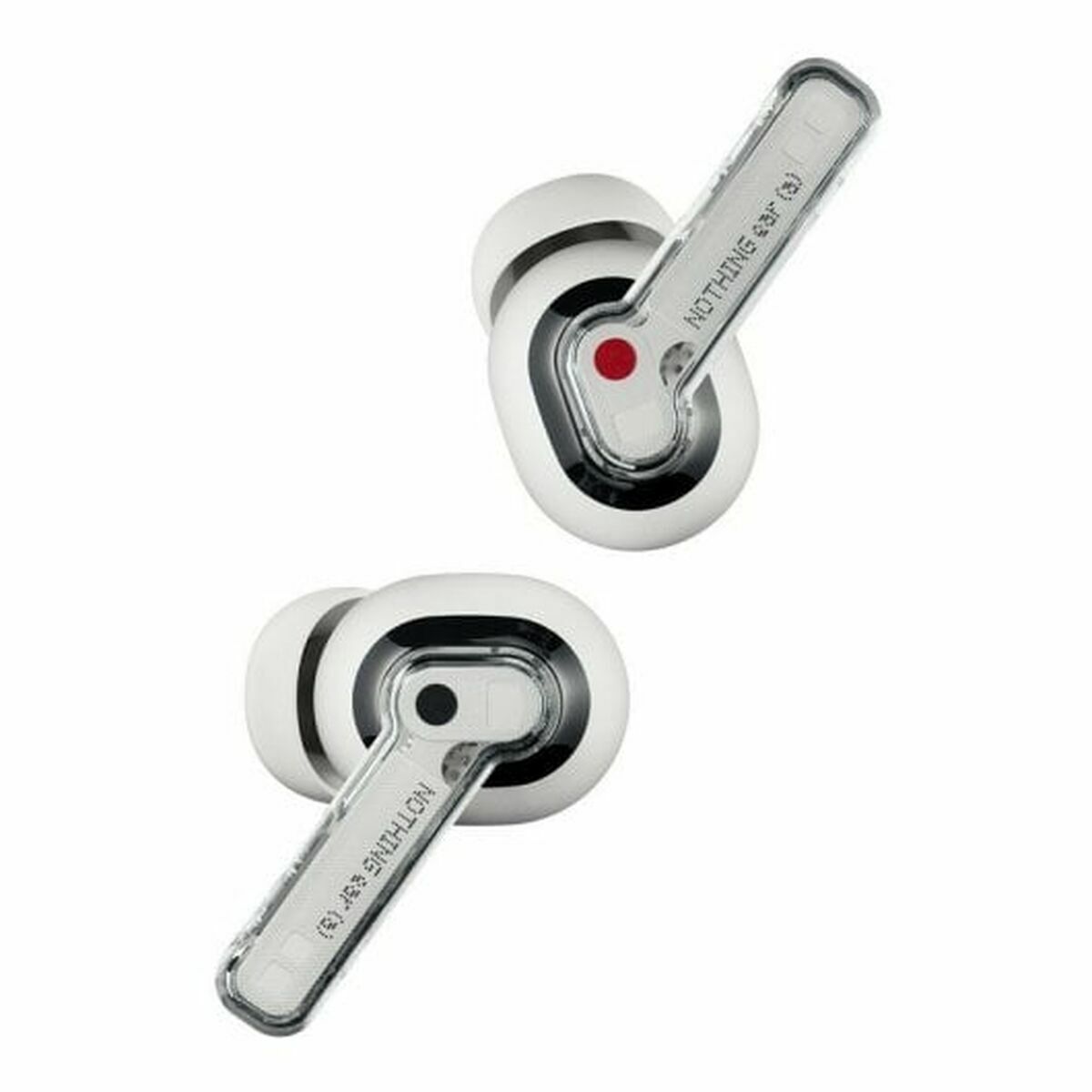 Headphones with Microphone Nothing A0052656 White Transparent