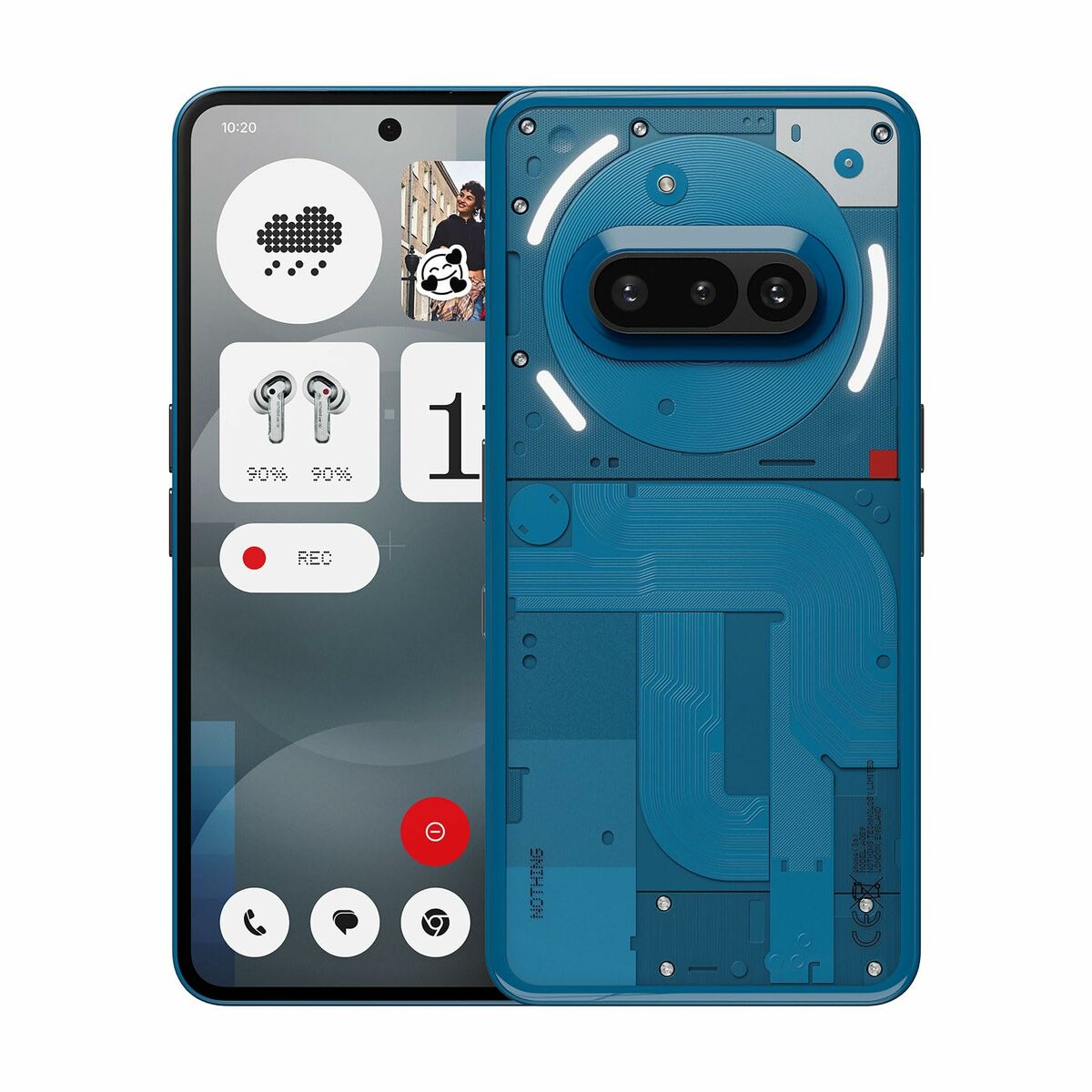 Smartphone Nothing A059 6,77" Octa Core 12 GB RAM 256 GB Blue