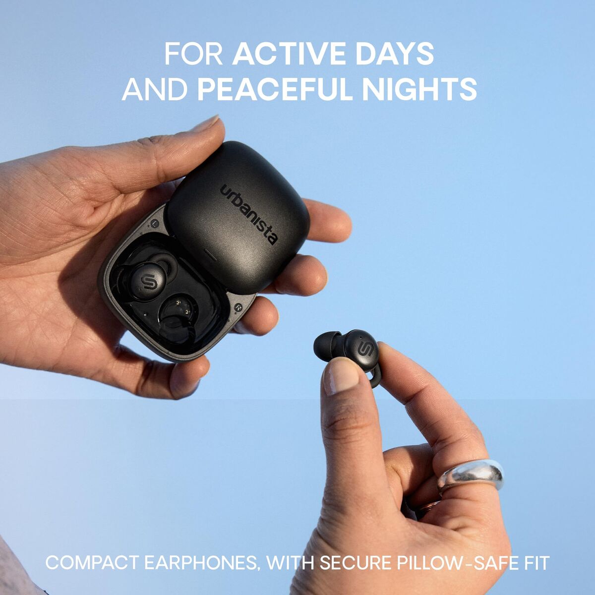 Wireless Earphones with Charging Case Urbanista Porto Black